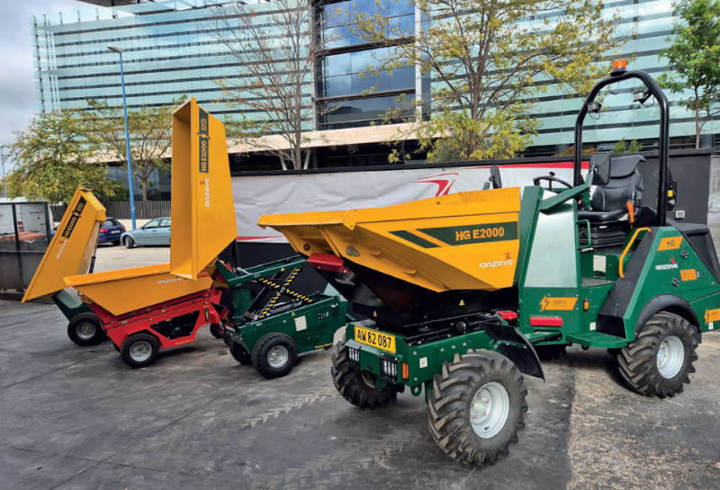 Gama HG de motovolquetes presentada por Anzeve en sus instalaciones