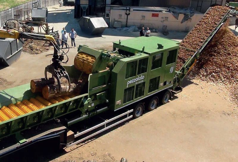 Pezzolato, fabricante de equipos para el astillado de madera, desembarca en España de la mano de HJM
