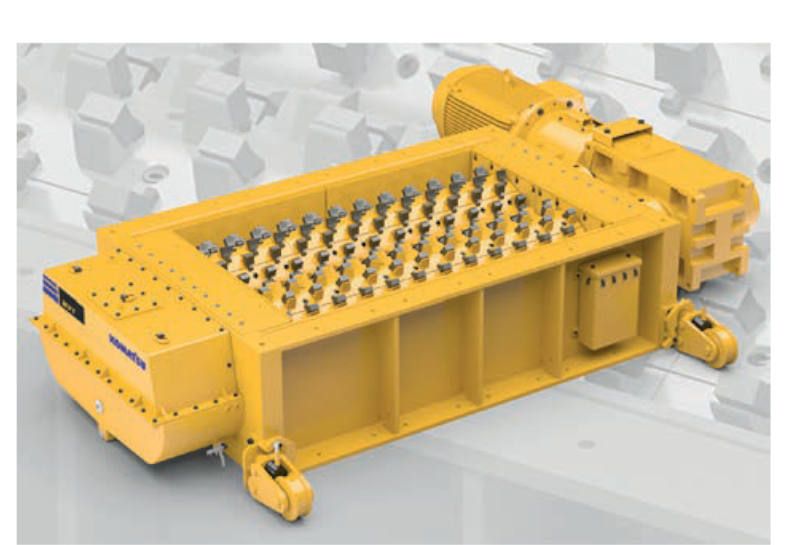 Triturador de doble rodillo Komatsu MVT-II 600 para reciclaje