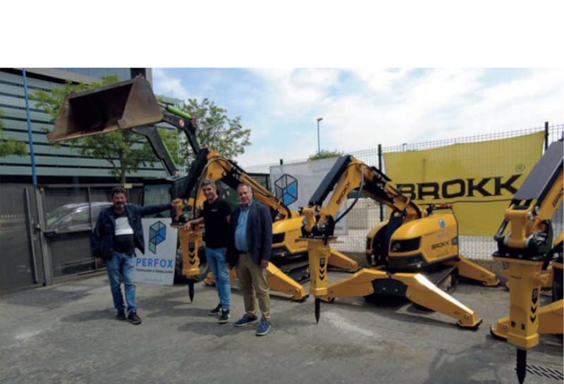 Perfox, empresa referente en el sector de la demolición técnica, renueva su flota de maquinaria eléctrica con la ayuda de Anzeve