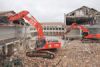 Demolición del Colegio Salesianos en Pamplona por Obras y Servicios TEX